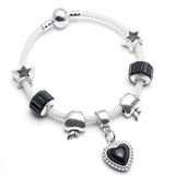 BANGLE Fashion Gift Jewelry Mickey & Minnie Charm Bracelet